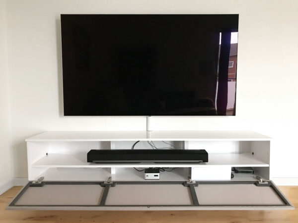 tv bord hvid