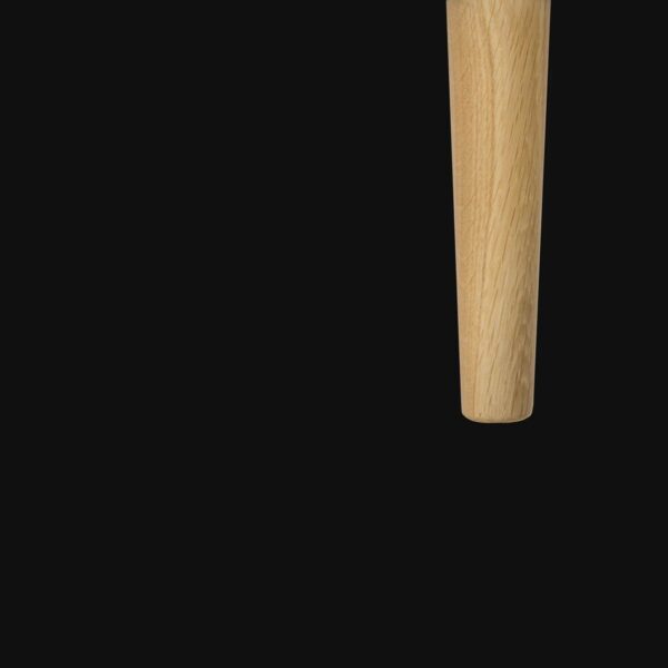 Træben voksbehandlet eg 14cm